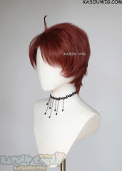 Wonder Egg Priority Momoe Sawaki short red wig