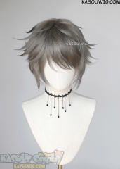 Nier Replicants Emil ash blonde to gray ombre wig