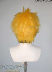 S-5 SP35 31cm/12.2" short bright yellow spiky layered cosplay wig
