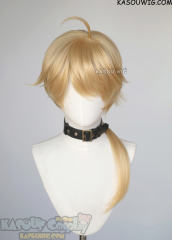 Genshin Impact Thoma blonde ponytail wig