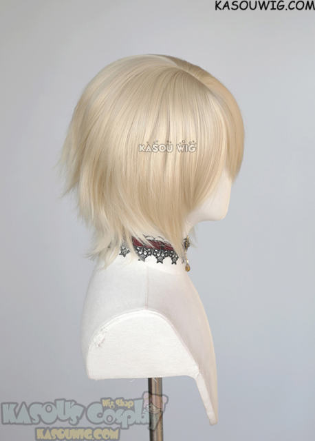Genshin Impact Dainsleif short light blonde wig