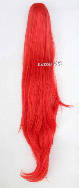 KA039-KA065 A-2/ 62cm layered straight clip-on ponytail