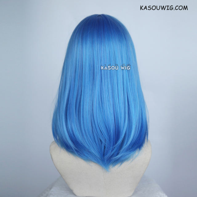 M-1/ KA048 Dodger Blue bob cosplay wig. shouder length lolita wig suitable for daily use