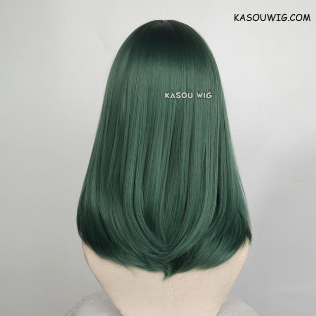 M-1/ KA065 dark olive green bob cosplay wig. shouder length lolita wig suitable for daily use