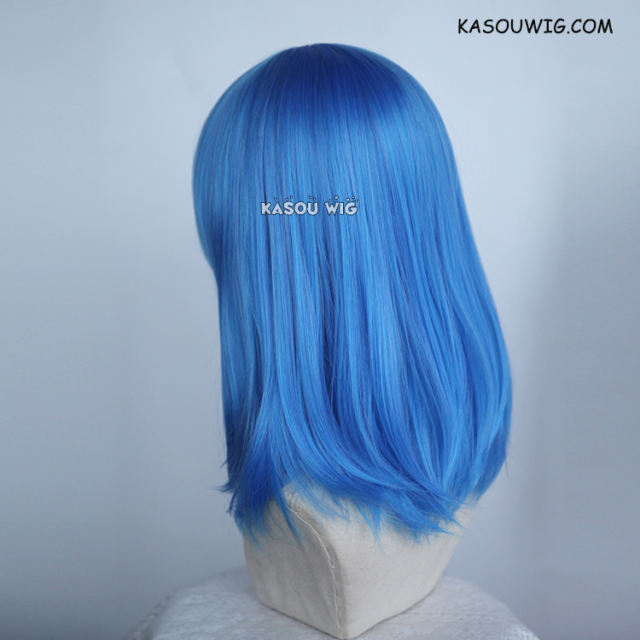 M-1/ KA048 Dodger Blue bob cosplay wig. shouder length lolita wig suitable for daily use