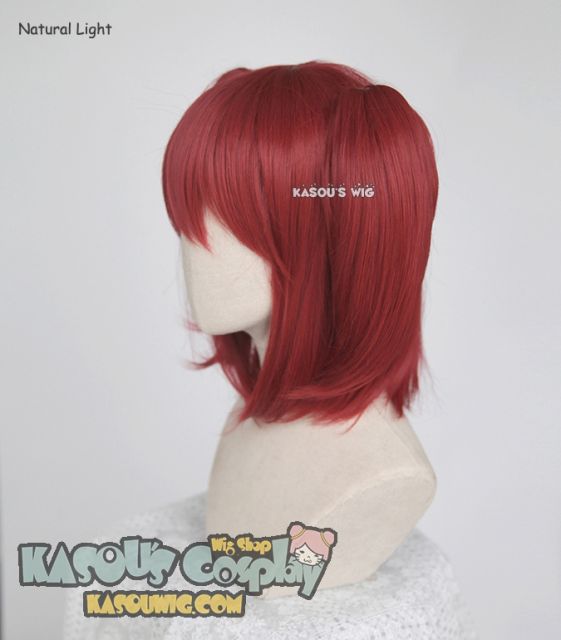 Love Live Sunshine . Aqours Kurosawa Ruby red pigtails cosplay wig