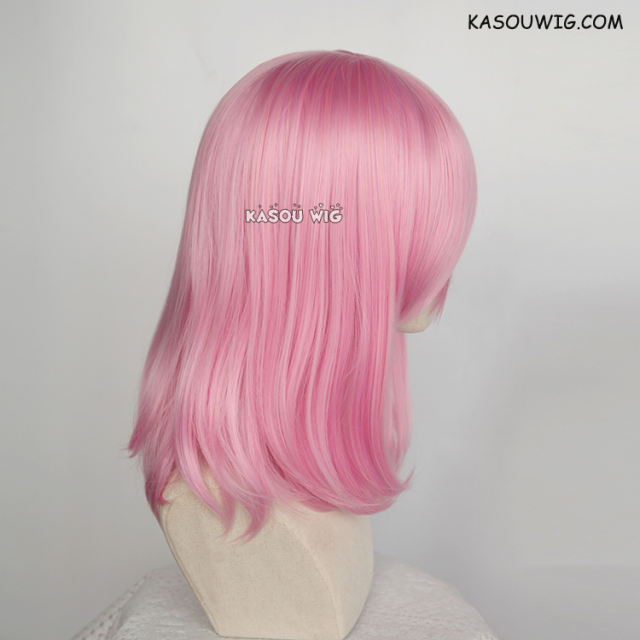 M-1/ KA034 baby pink bob cosplay wig. shouder length lolita wig suitable for daily use