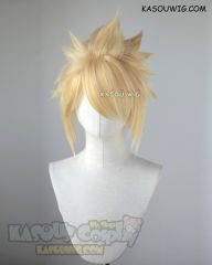S-5 KA008 31cm / 12.2" short yellow blonde spiky layered cosplay wig