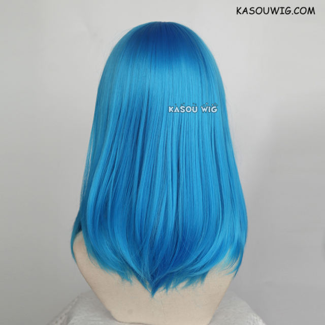 M-1/ KA047 blue bob cosplay wig. shouder length lolita wig suitable for daily use