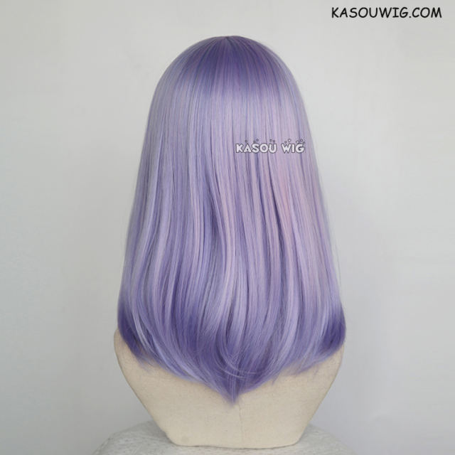 M-1/ KA056 pastel Lavender bob cosplay wig. shouder length lolita wig suitable for daily use