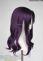 EVA Misato Katsuragi medium wavy purple wig