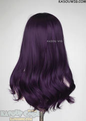 EVA Misato Katsuragi medium wavy purple wig
