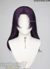 EVA Misato Katsuragi medium wavy purple wig