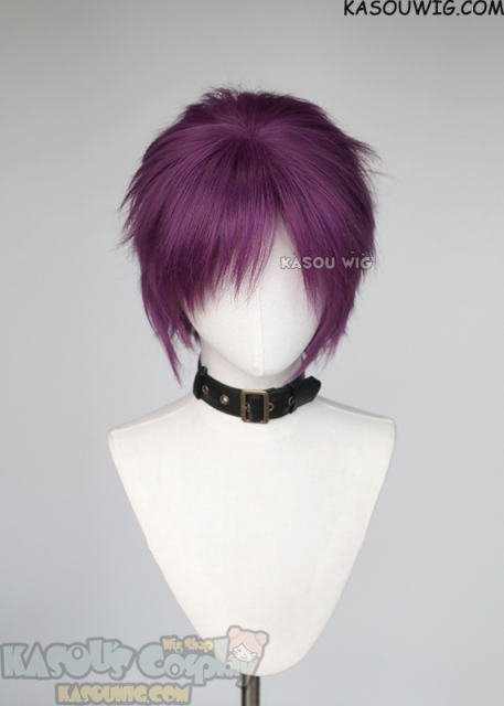 S-1 / SP40>>31cm / 12.2" short grape purple layered wig
