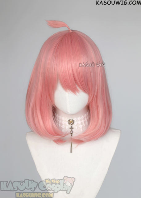 Spy x Family Anya Forger pink thick long bob wig. 38cm
