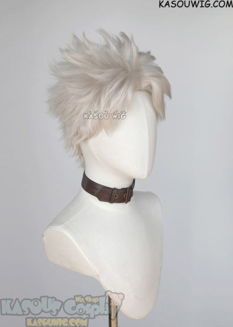 Jujutsu Kaisen Toge Inumaki warm white short spiky wig