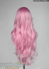 L-3 / KA034 baby pink long layers loose waves cosplay wig