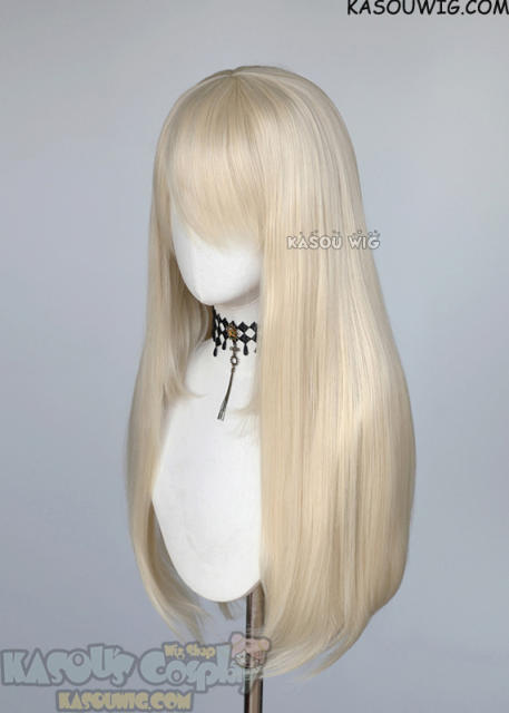 L-2 / SP17 light cream blonde 75cm long straight wig