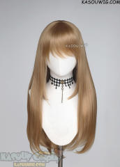 L-2 / KA017 dark natural blonde 75cm long straight wig