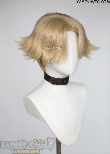 Tokyo Revengers Seishu Inui short blonde flippy wig