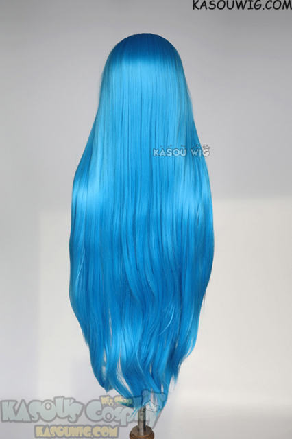 L-4 KA047 100cm/39.5" long straight versatile blue wig