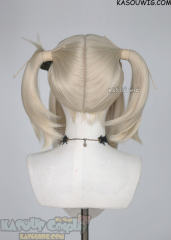M-2/ SP17 ┇ 50CM / 19.7" light cream blonde pigtails base wig with long bangs