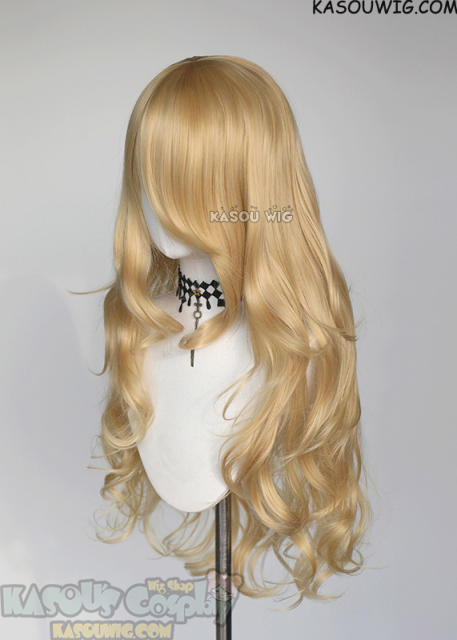 L-3 / KA011 Honey Butter Blonde long layers loose waves wig