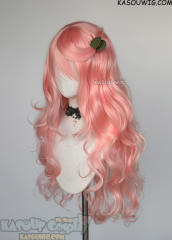 L-3 / KA033 light pink long layers loose waves wig