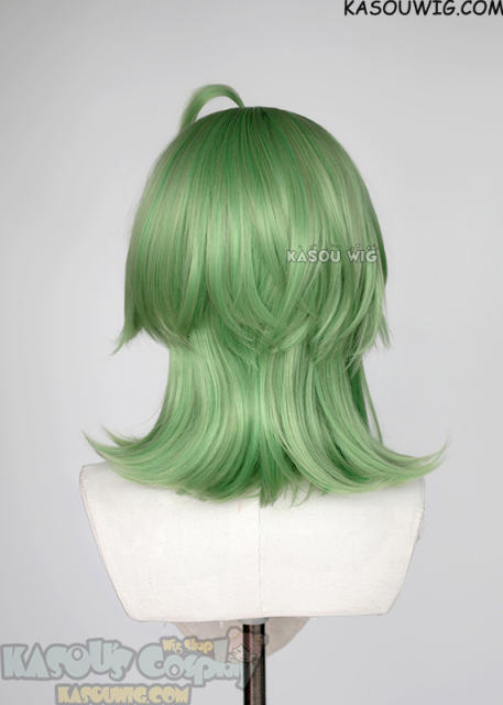 Genshin Impact Collei shoulder-length mixed green wig