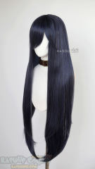 L-4 SP03 100cm/39.5" long straight versatile deep blue wig