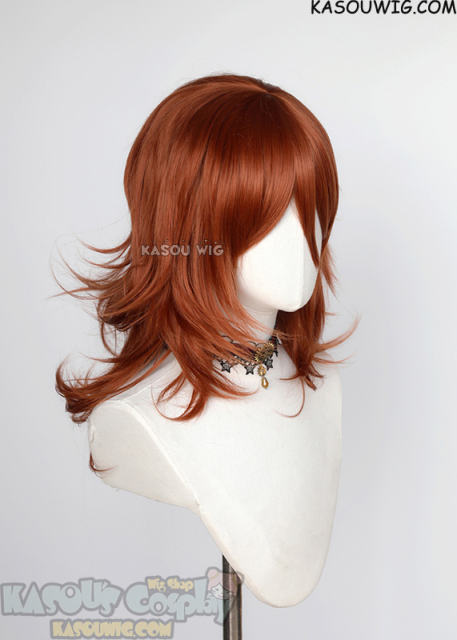 Chainsaw Man Angel Devil copper penny 52cm long layered choppy wig