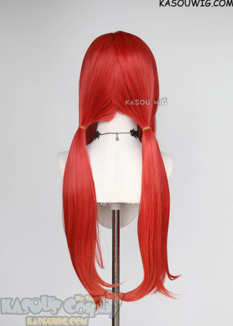 Genshin Impact Nilou red ombre long ponytails wig