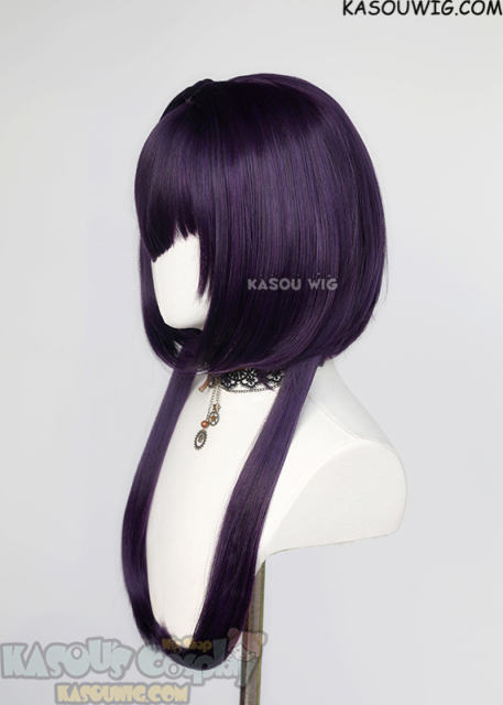 Genshin Impact Candace deep purple wig