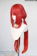 Genshin Impact 100cm long Nilou red ombre long ponytails wig
