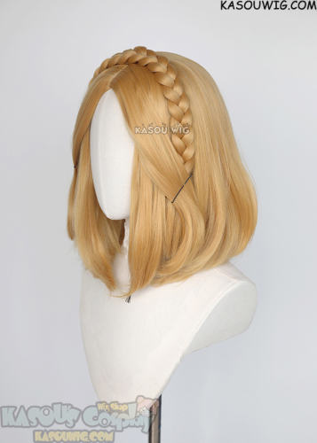 Legend of Zelda Tears of the Kingdom Princess Zelda bob cosplay wig