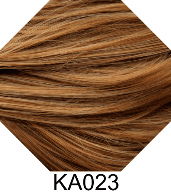 KA022- KA038 A-1 / curly clip on ponytail. 35cm bouncy layered curls
