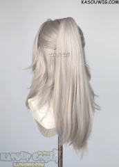Honkai: Star Rail Jing Yuan medium length layered warm white wig