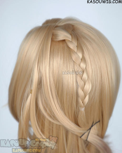 [ 2 colors] Genshin Impact Kaveh medium layered blonde brown gradient wig