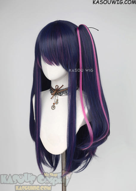 Oshi no Ko Ai Hoshino blue wig with pink highlights