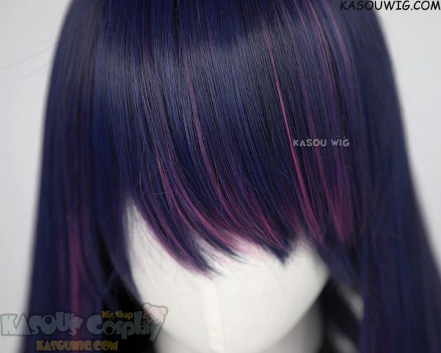 Oshi no Ko Ai Hoshino blue wig with pink highlights
