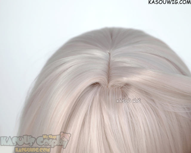 Honkai: Star Rail Clara 75cm long straight pinkish white wig