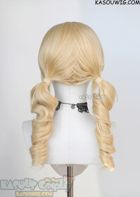 Puella Magi Madoka Magica Mami Tomoe 50cm drill curls blonde wig