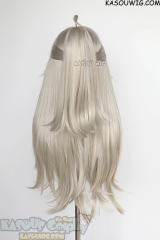 Genshin Impact Kirara 80cm long light sand blonde wig with a ponytail
