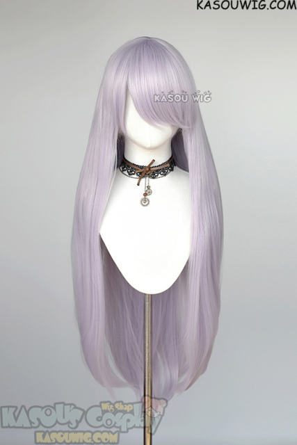 Kitagawa Marin/Nikaido Neon / Sousou no Frieren L-4 100cm/39.5" long straight versatile silver lilac wig