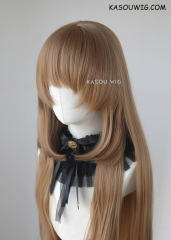 The Rising of the Shield Hero TROTSH Raphtalia 100cm long straight brown cosplay wig