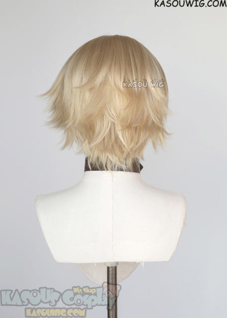 Honkai: Star Rail Gepard short beach blonde layered wig