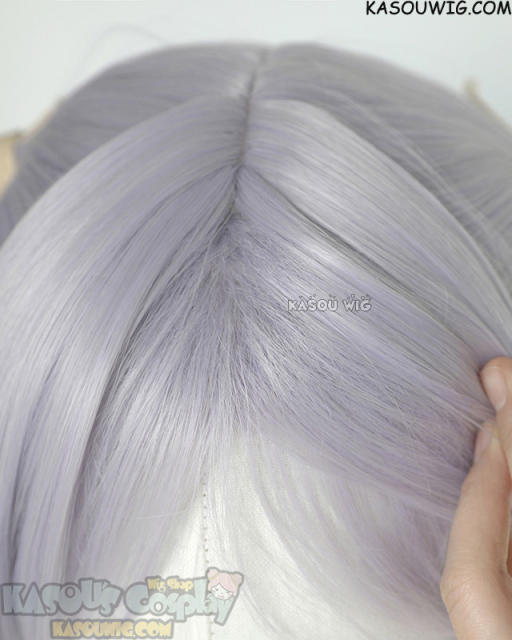 Sousou no Frieren Frieren silver lilac 80cm long pigtails wig
