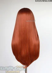 L-2 / KA022 copper penny 75cm long straight wig