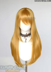 L-2 / KA013 light golden 75cm long straight wig