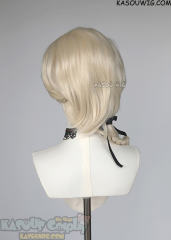 Bungou Stray Dogs Paul Verlain 53cm pale blonde ponytail curly wig